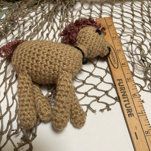 Crochet  Horse Ornament Lava Bead Essential Oil Diffuser SK - Picture 4 of 4